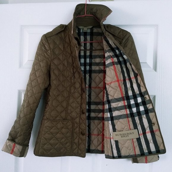 burberry brit kencott quilted jacket